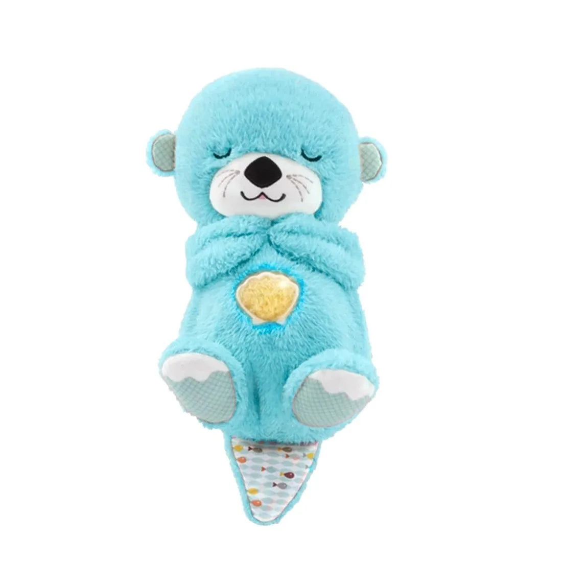 Plush Otter That Breathes with Music for Babies | Sleep Toy