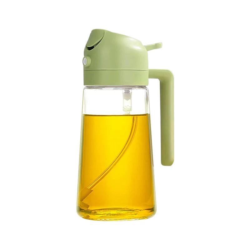 2 in 1 Oil Bottle with Sprayer & Dispenser