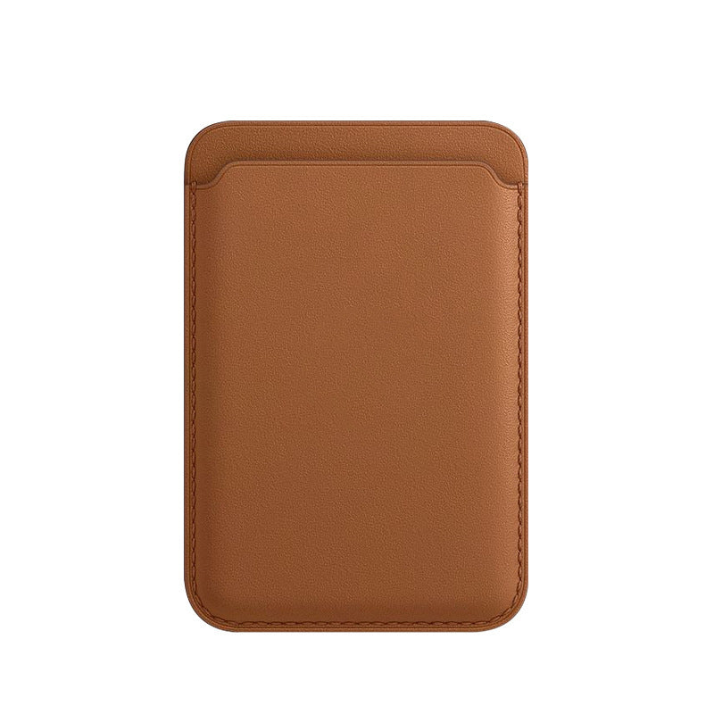 Magnetic Leather Wallet Case for iPhone – MagSafe Compatible