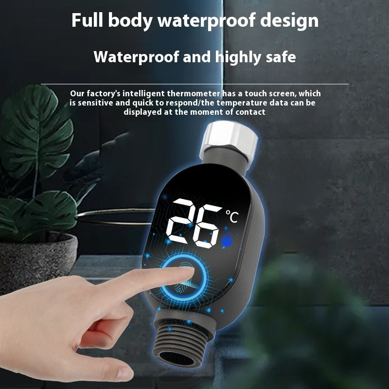 Digital LED Water Thermometer for Faucet – With Temperature Display & Waterproof Design