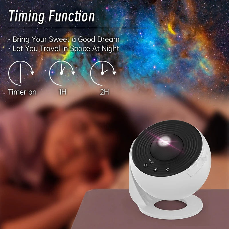 Planetarium Galaxy Projector with Starry Sky and 360° Rotation – Planetarium Lighting for Kids & Bedroom