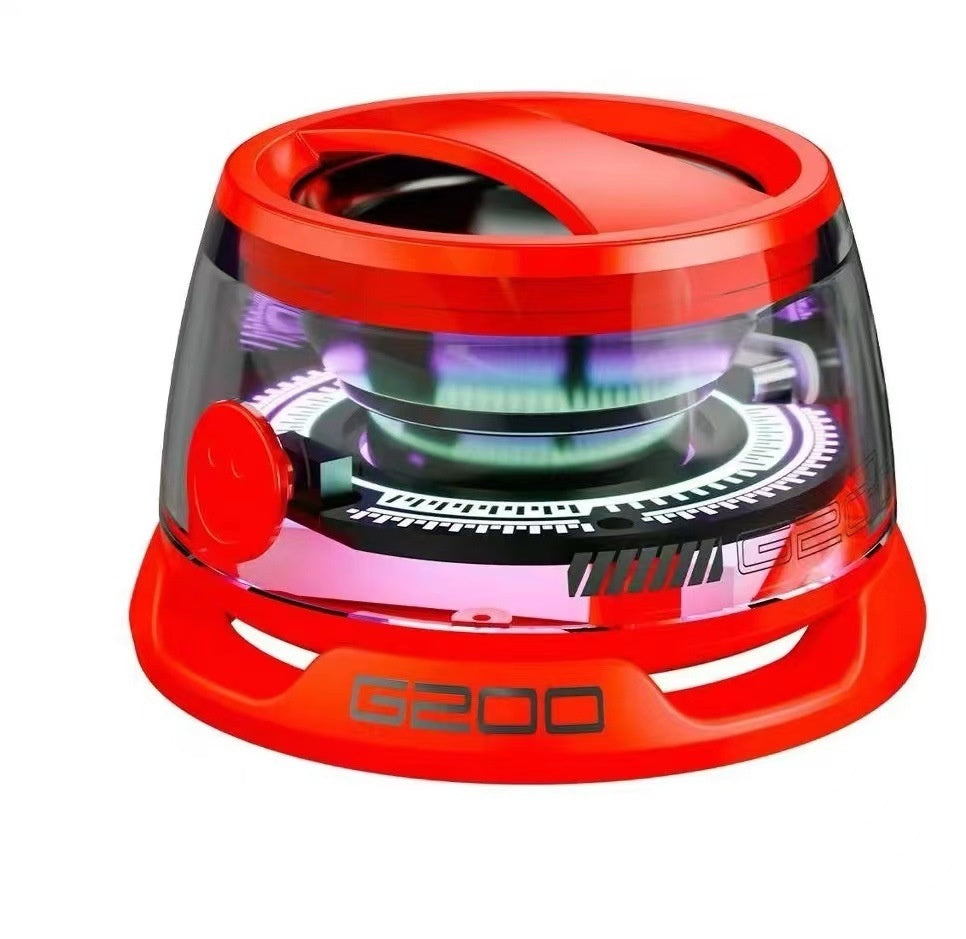 Portable Bluetooth Speaker G200 | RGB Lighting & Magnetic Phone Holder