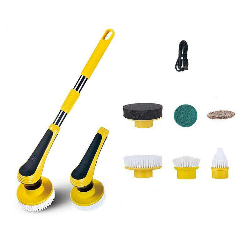 Cordless Electric Floor & Bathroom Cleaning Brush – Adjustable & Powerful