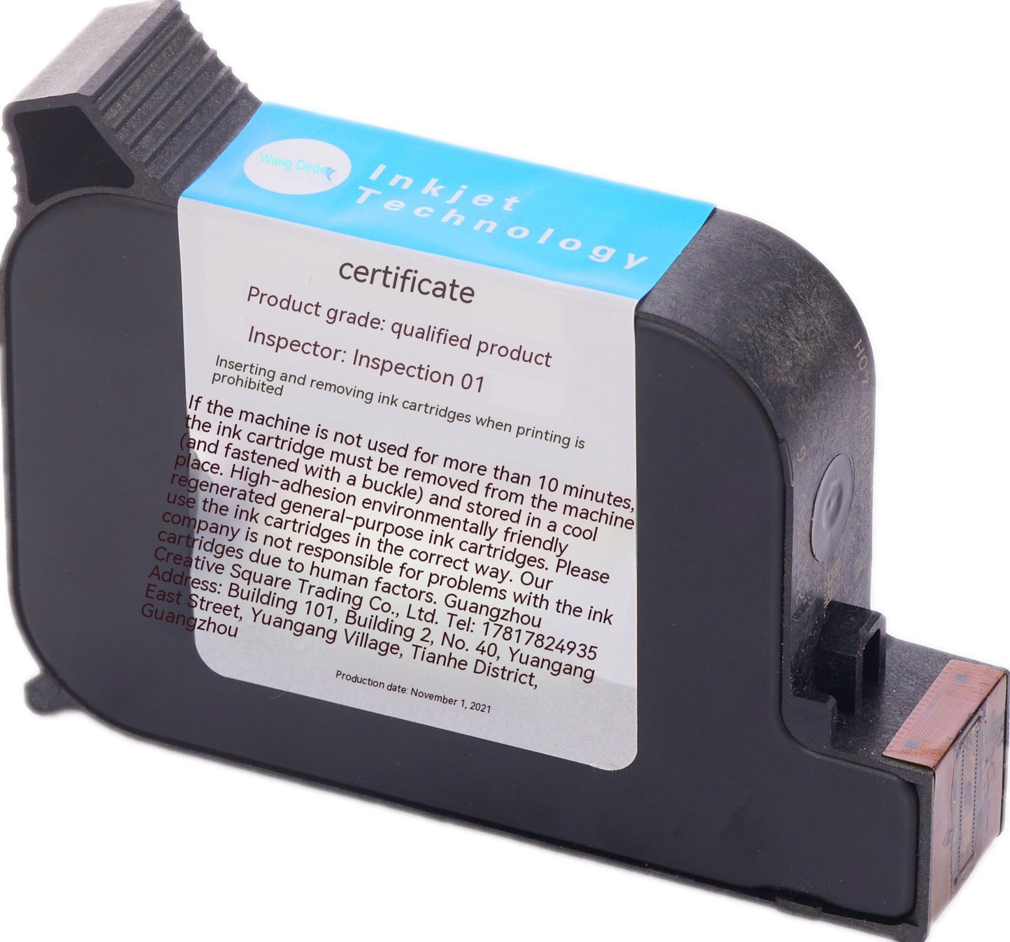 Portable Handheld Inkjet Printer – Automatic Printing of Codes, Barcodes & QR