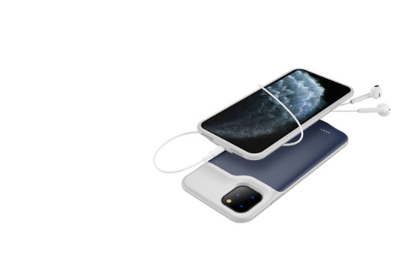 Silicone Battery Case with Power Bank for iPhone