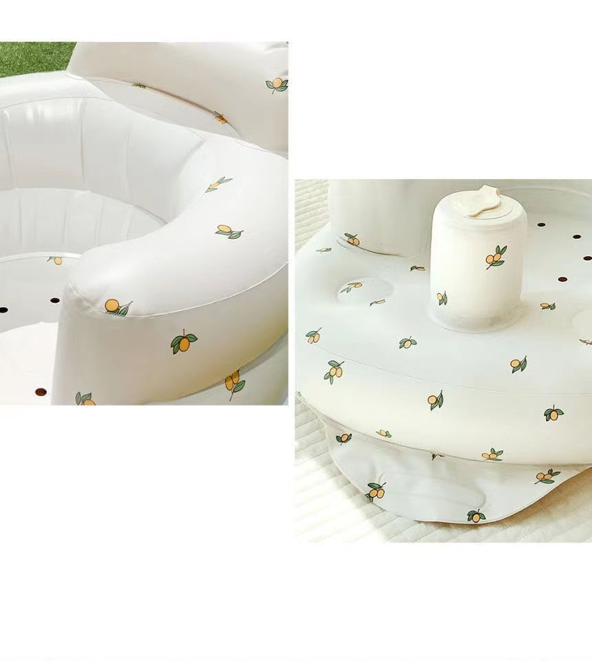 Portable Inflatable Baby High Chair for Bathing and Swimming