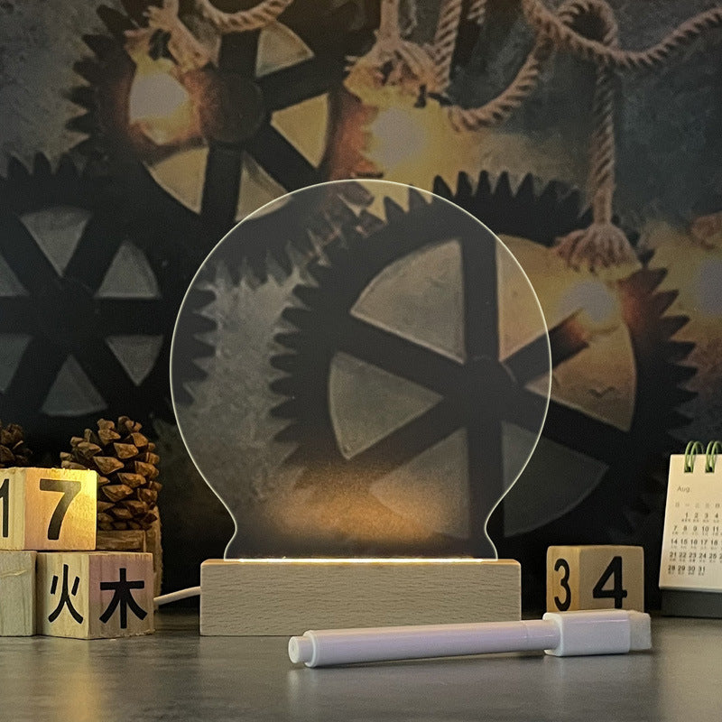 Creative LED Note Board with Light & USB