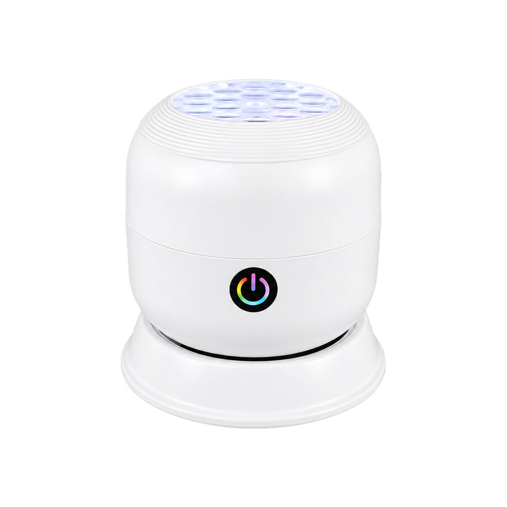 White LED projection lamp with touch switch on the front