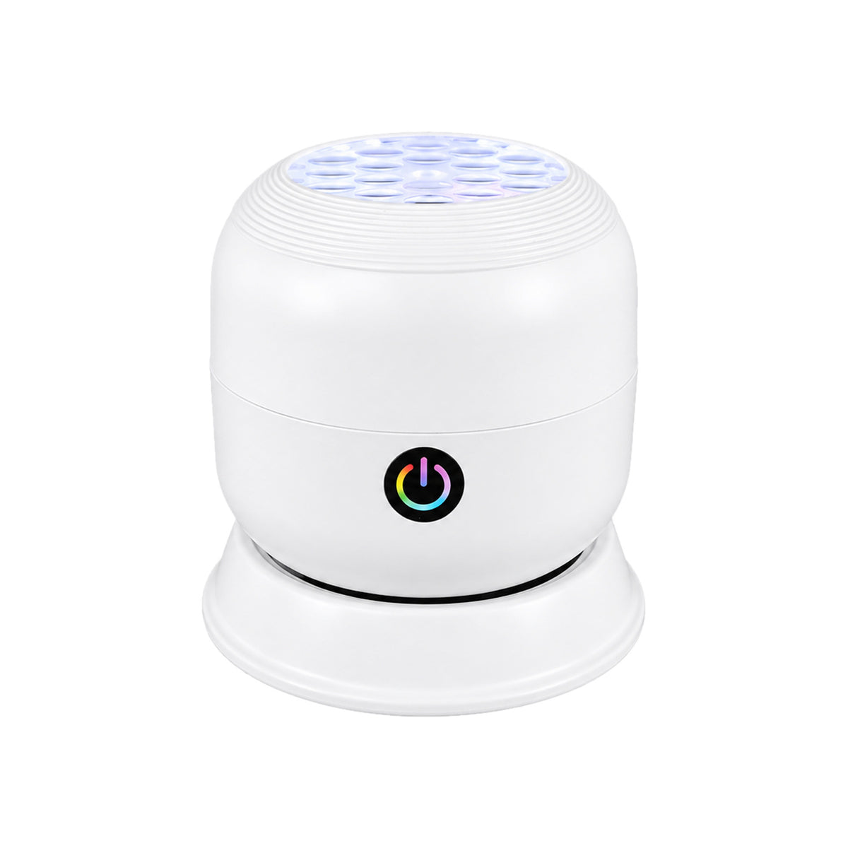 White LED projection lamp with touch switch on the front