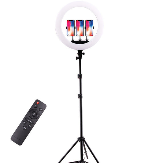 18" LED Ring Light with Tripod &amp; Phone Holder – Ideal for Live, Selfies &amp; Makeup