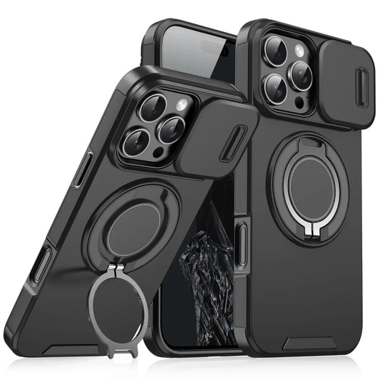Durable Magnetic Case with Stand for iPhone