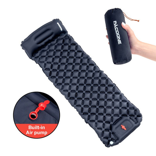 Inflatable Camping Sleeping Mattress with Built-in Pump