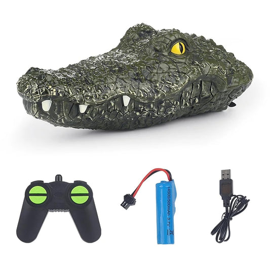Remote Controlled Crocodile Head Toy for Sea, Pool &amp; Lake