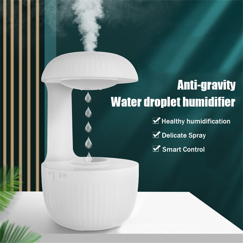 Anti-Gravity Air Humidifier – Silent Humidifier with Reverse Water Flow