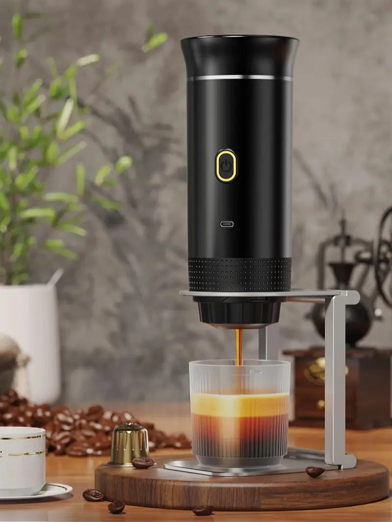 Portable Coffee Maker – For Capsules, Pods &amp; Ground Coffee 
