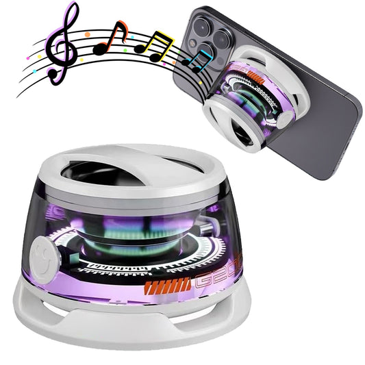 Portable Bluetooth Speaker G200 | RGB Lighting &amp; Magnetic Phone Holder