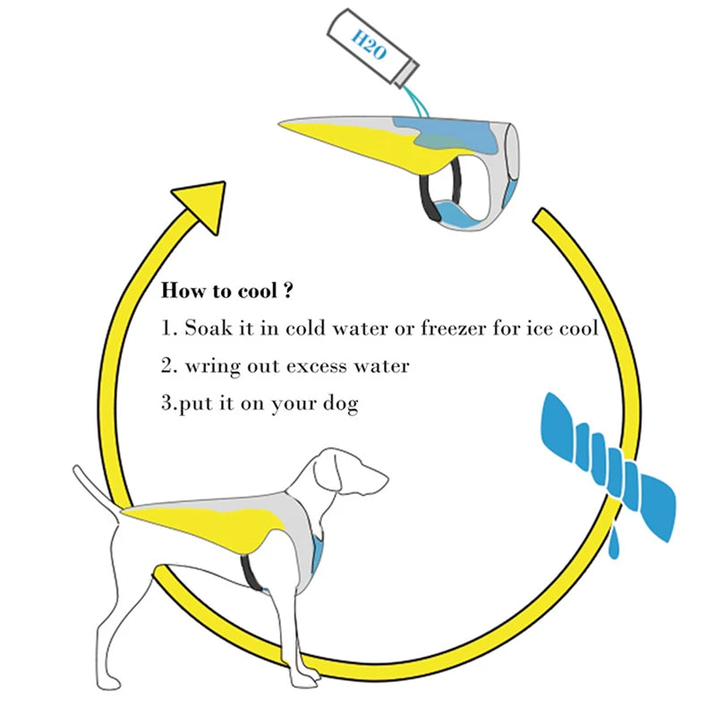 Cooling Dog Vest for Summer | Comfort &amp; Safety