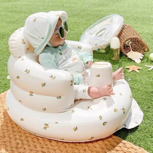 Portable Inflatable Baby High Chair for Bathing and Swimming