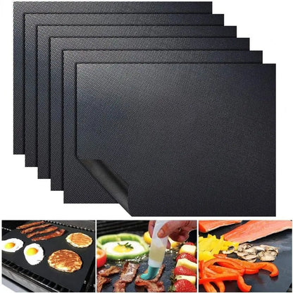 Αντικολλητική μεμβράνη ψησίματος. BBQ Grill Mat – Πλενόμενο, Επαναχρησιμοποιούμενο - Asknik