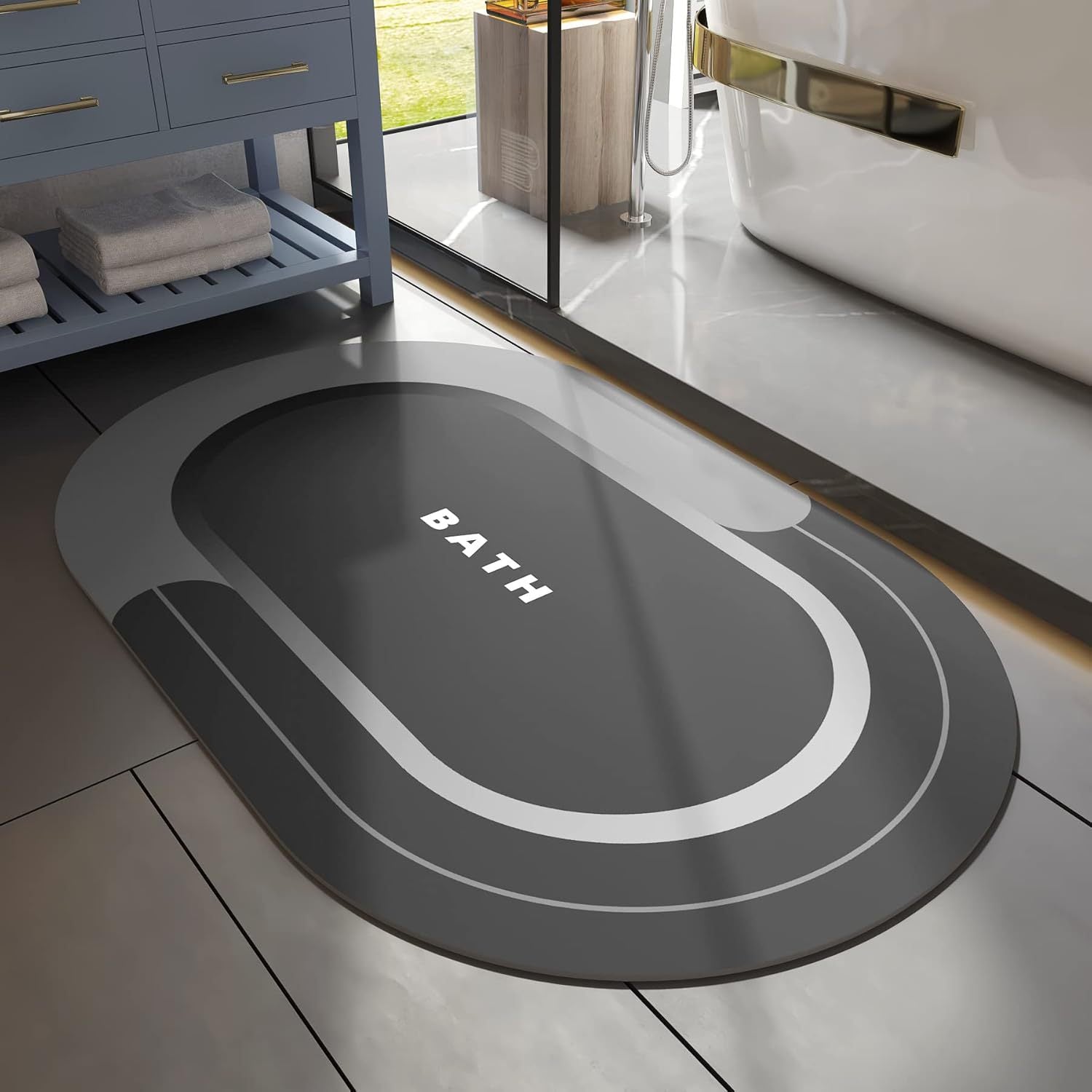 Απορροφητικό Πατάκι Μπάνιου – Αντιολισθητικό & Γρήγορου Στεγνώματος - Asknik