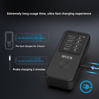 Rechargeable thermometer base with Type-C cable and fast probe charging