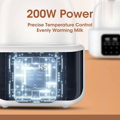 Έξυπνος Θερμαντήρας & Αποστειρωτής Μπιμπερό 6 - σε - 1 | Γρήγορη & Ασφαλής Θέρμανση Γάλακτος - Asknik