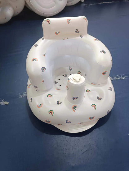 Φορητό Φουσκωτό Καρεκλάκι Φαγητού Μωρού για Μπάνιο και Κολύμπι - Asknik