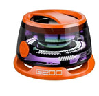 Πορτοκαλί ηχείο Bluetooth G200 με διάφανο σώμα