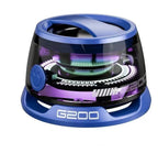 Μπλε ηχείο Bluetooth G200 με διάφανο σώμα