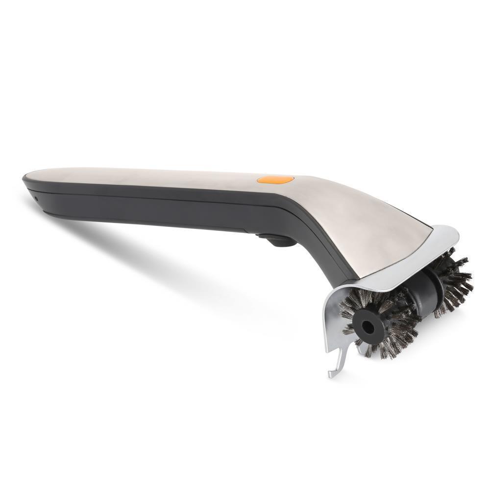 Electric BBQ steam brush with rotating stainless steel brushes Main image
