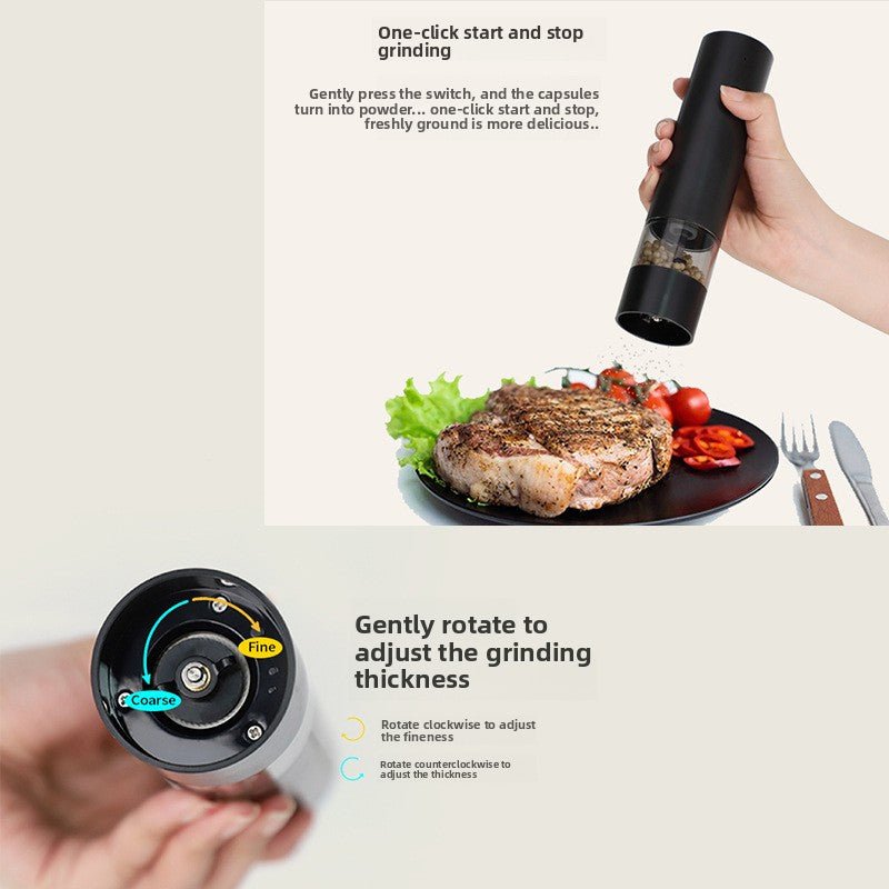 Ηλεκτρικός Μύλος Πιπεριού & Αλατιού – Επαναφορτιζόμενος - Asknik