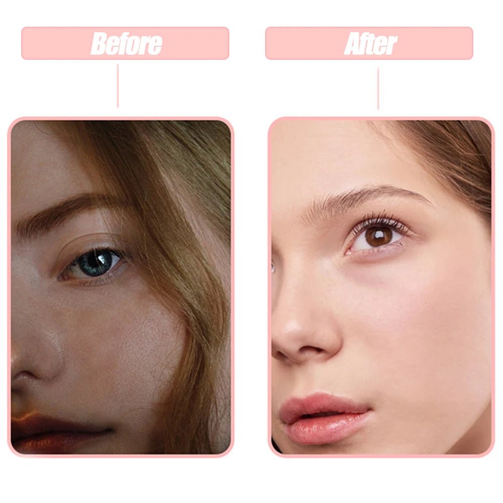 Καθρέφτης Μακιγιάζ Αυτοκινήτου με LED & Επαναφορτιζόμενη Μπαταρία - Asknik