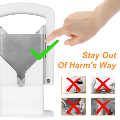 Κόφτης Bagel & Ψωμιού με Προστασία για Ασφαλές Κόψιμο - Asknik