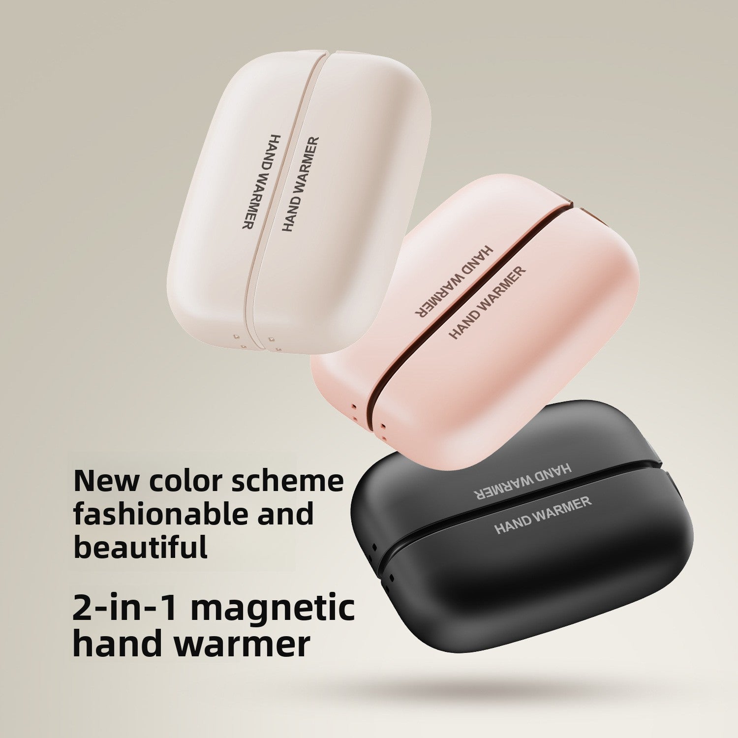 Μαγνητικός Ψηφιακός Θερμαντήρας Χεριών με 3 Επίπεδα Θέρμανσης - Asknik