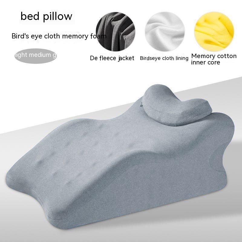 Μαξιλάρι Ύπνου Προσώπου U - Shape με Memory Foam – Ιδανικό για Ύπτια Θέση - Asknik
