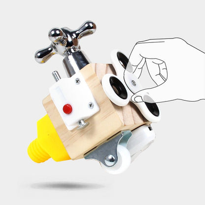 Montessori Μπλοκ Δραστηριοτήτων με Κλειδαριές – Εκπαιδευτικό Παιχνίδι για Παιδιά 18Μ+ - Asknik