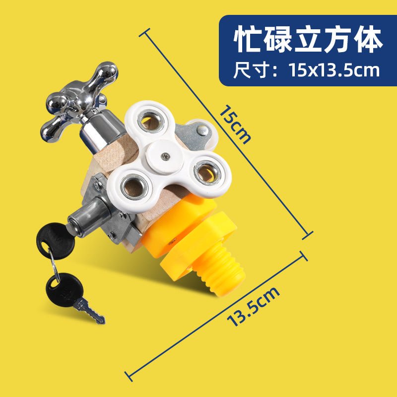 Montessori Μπλοκ Δραστηριοτήτων με Κλειδαριές – Εκπαιδευτικό Παιχνίδι για Παιδιά 18Μ+ - Asknik