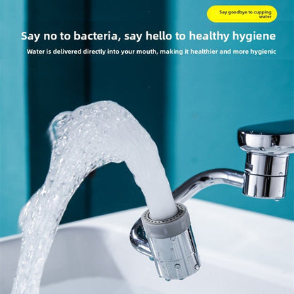 Περιστρεφόμενη Προέκταση Βρύσης 1080° Μεταλλική – Χωρίς Πιτσίλισμα - Asknik