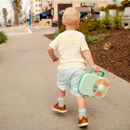 Περιστρεφόμενο Παιδικό Lunchbox με 5 Θήκες & Ασφαλές Καπάκι - Asknik
